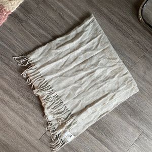 Light Grey Fringe H&M Scarf